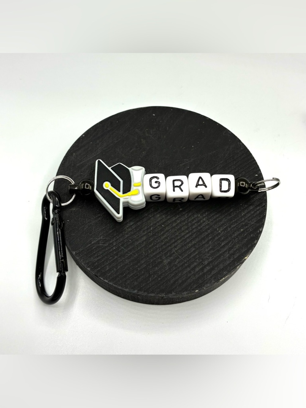 Graduation Cap Bag Charm/Clip
